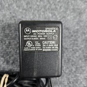 Motorola‎ SPN4457A AC Power Supply 10W 8.6VDC 360mA Wall Adapter Charger